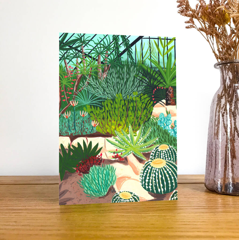 Cactus Garden Art Card, 1 of 3
