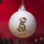 Border Terrier Ceramic Bauble, thumbnail 1 of 2