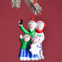 Personalised Family Of Four Selfie Decoration, thumbnail 2 of 4