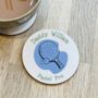 Personalised Padel Dad Coaster, thumbnail 1 of 2