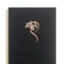 'Bismillah' In Arabic Gold Foiled Notebook In Black, thumbnail 1 of 2