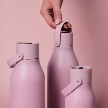 Circular And Co 500ml Stainless Steel Water Bottle Dusk Pink, 5 of 7