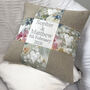 Natural Linen Commemorative Cushion, thumbnail 7 of 9