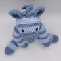 Handmade Crochet Zebra Soft Toy, thumbnail 6 of 6