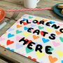 Bright Hearts Personalised Placemat, thumbnail 2 of 5