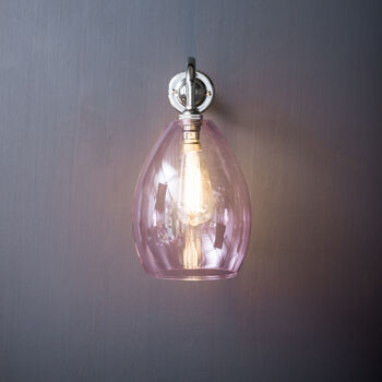 Coloured Glass Wall Light, 8 of 12