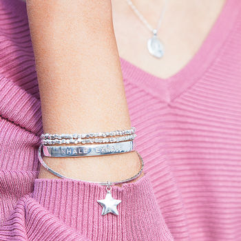 Personalised Star Charm Bangle, 7 of 10