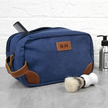 Personalised Deluxe Denim Wash Bag, 3 of 9