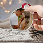Personalised First Christmas Together Photo Ornament, thumbnail 1 of 9