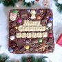 Merry Christmas Personalised Chocolate Slab, thumbnail 1 of 3