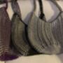 Sliver Skye Shoulder Bag Crocheted Metal Ring Pulls, thumbnail 10 of 12
