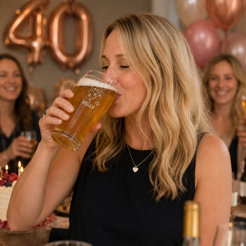 40th Birthday Pint Glass, 4 of 11