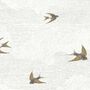 Sweeping Swallows Wallpaper, thumbnail 3 of 4