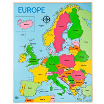 Europe Inset Wooden Puzzle, 2 of 4
