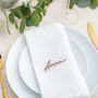 Personalised Script Table Wedding Name Place Setting, thumbnail 3 of 6