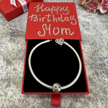 February Birthstone Charm Personalised Birthday Gift, 4 of 8