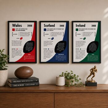 Personalised Rugby Gift Print, 2 of 7