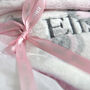 Personalised Pink Elephant And Owl Blanket, thumbnail 4 of 6