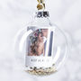 Sequin Personalised Photo Bauble, thumbnail 4 of 6