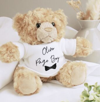 Personalised Wedding Teddy Bear, 5 of 7