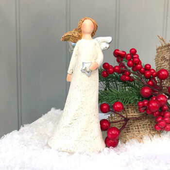 Christmas Angel With Star Decoration, 3 of 4