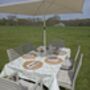 Wild Bamboo Outdoor Tablecloth With Parasol Hole, thumbnail 4 of 6