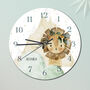 Jungle Lion Personalised Clock, thumbnail 1 of 6