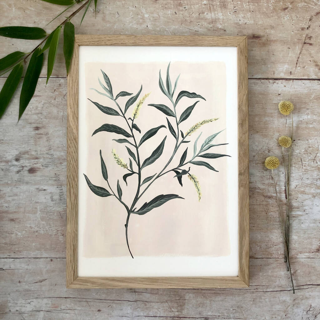 Willow Luxury Botanical Print, 1 of 5
