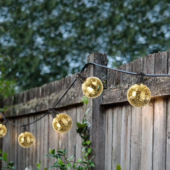 LED Gold Indoor Outdoor Festoon Lights, 4 of 5
