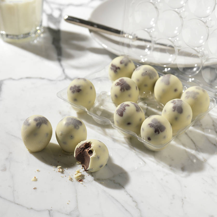 chocolate quail eggs by choc on choc
