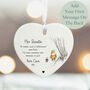 Personalised Bear Thank You Teacher Keepsake Heart, thumbnail 3 of 3