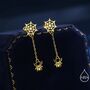 Sterling Silver Dangling Spider And Spider Web Stud Earrings, thumbnail 7 of 12