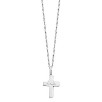 Sterling Silver Cross Necklace, 3 of 7