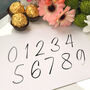 Wedding Place Card Name Vinyl Decals, thumbnail 7 of 12