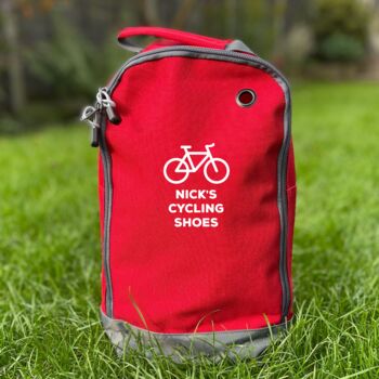 Personalised Cycling Shoes Boot Bag, 4 of 8