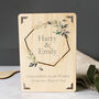Personalised Wooden Wedding Or Engagement Card, thumbnail 2 of 5
