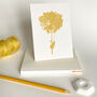 Dahlia Yellow Postcard Set, thumbnail 1 of 2