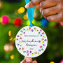 Personalised Mr And Mrs Christmas Tree Decoration, thumbnail 2 of 9