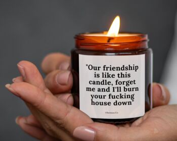 Funny Friendship Candle Gift For Her, 2 of 5