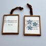 Personalised Paper Forget Me Not And Poetry Mini Framed Gift, thumbnail 2 of 12