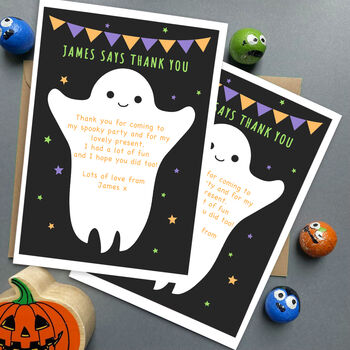 Halloween Personalised Thank You Cards, 3 of 3