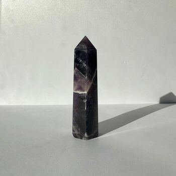 Amethyst Crystal Healing Tower Point For Calm, 4 of 5