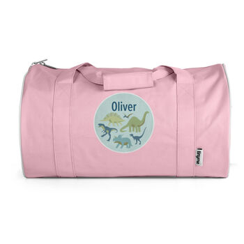 Personalised Dinosaurs Design Kids Duffle Bag, 6 of 9