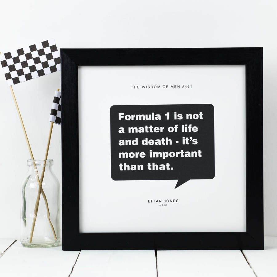 Personalised Formula One F1 Print Gift For Him, 1 of 5