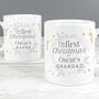Personalised 'On Your First Christmas' Set Of Two Mugs, thumbnail 1 of 6