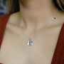 Sterling Silver Ancient Persian Coin Necklace, thumbnail 2 of 4