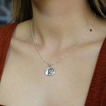 Sterling Silver Ancient Persian Coin Necklace, 2 of 4
