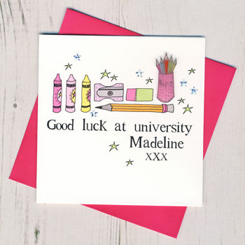 Personalised Good Luck At University Card, 2 of 4