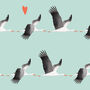 Blue Storks New Baby Wrapping Paper Two Sheets, thumbnail 4 of 5