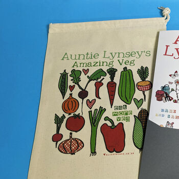 Personalised Reusable Cotton Produce Bag, 3 of 10
